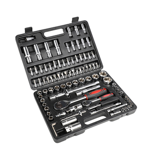 94 Piece 1/2" 1/4" <strong>Ratchet</strong> Socket Wrench Screwdriver <strong>Bit</strong> <strong>Set</strong> Tool Kit - Product Image 1