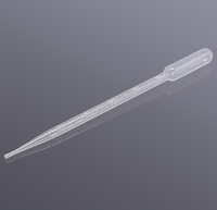 Pipette de laboratoire 5 ml, paille pasteurisée/emballage stérilisé individuellement, 210 mm