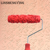 LSY7 ''Texture Roller DIY Decorative Art Pattern Paint Roller Rouleau en caoutchouc pour la décoration des murs, meubles et sols