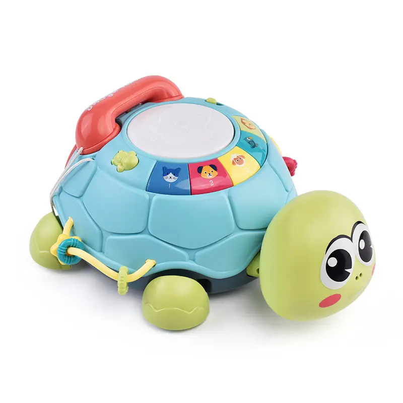 Multifunction Baby Musical Turtle Toy Child Electric Crawling Toy Kids Interactive Learning Toys