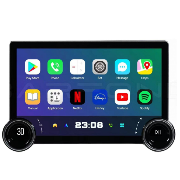 HONGRUI Android 13 6+128G Car-play Auto QLED Touch Screen 10 Core for Head Unit 11.8 Inch Universal Car Radio Gps Navigation