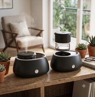 Diffuseur d'arômes portable écologique à charge solaire pour voiture et maison, parfum longue durée, bouteille en verre de 30 ml avec garantie d'un an