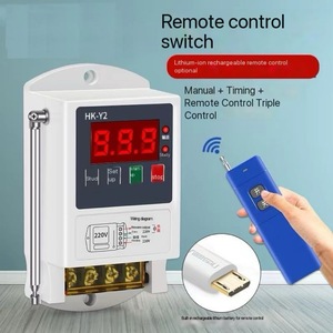 Không Dây Điều Khiển Từ Xa Hộ Gia Đình Công Suất Cao Máy Bơm Nước Động Cơ Chuyển Đổi 220V/380V Ba Pha 433Mhz Tần Số PC Chất Liệu AC - Product Image 3