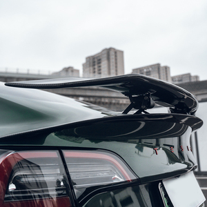 Aileron arrière électrique réglable en fibre de carbone pour <span class=keywords><strong>Tesla</strong></span> <span class=keywords><strong>Model</strong></span> <span class=keywords><strong>3</strong></span> <span class=keywords><strong>Model</strong></span> Y, montage par perçage, sans éclairage - Product Image 5