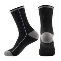 Chaussettes mi-mollet en laine mérinos d'hiver, épaisses, thermiques, chaudes, antidérapantes, respirantes pour le ski, pour hommes et femmes
