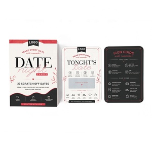 Tarjeta Rasca y Gana con Logotipo Personalizado, <span class=keywords><strong>35</strong></span> Citas para Parejas, Regalo Divertido y Aventurero, Caja de Juego con Ideas de Citas Emocionantes - Product Image 1