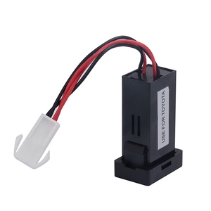 ABILKEEN 4.2A двойная USB-розетка Самая продаваемая продукция удлинитель 12 В 24 В двойное автомобильное зарядное устройство с цифровым вольтметром - Product Image 5