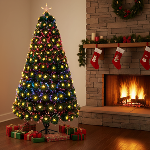 Fabricant OEM direct |   <span class=keywords><strong>Sapin</strong></span> <span class=keywords><strong>de</strong></span> <span class=keywords><strong>Noël</strong></span> <span class=keywords><strong>artificiel</strong></span> à charnières personnalisable <span class=keywords><strong>de</strong></span> qualité supérieure, 500 lumières LED blanc chaud, écologique et stable - Product Image 2