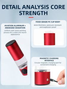 Onafhankelijke R & D Waterstofinhalator Machine Draagbare Waterstof Ademhaling Generator 150Ml Zuurstof Waterstof Bruin Gas Machine - Product Image 4