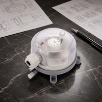 Pressostat différentiel, manomètre micro-différentiel pour l'air, manomètre de débit de gaz, ventilation incendie
