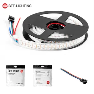 맞춤형 OEM 백업 와이어 프로젝트 조명 쇼 30Led 12V 주소 지정 테이프 Ws2815 60Led Led Streifen 스트립