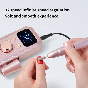 Professional Rechargeable Electric <b>Nail</b> Drill Machine Portable Cordless <b>Nail</b> File HD LED Display Brushless Motor 45000 RPM <b>Nails</b> - Product Image 6
