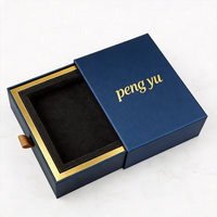 Boîte cadeau en papier avec tiroir coulissant et insert imprimé avec logo personnalisé pour l'emballage de cosmétiques, de soins de la peau et de maquillage, vente en gros, haute qualité