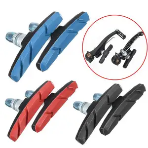 High Quality Bike Brake Pads 70 mm V-Brake Pads with Hex Nuts and Spacers Replacement for Mountain Bicycle