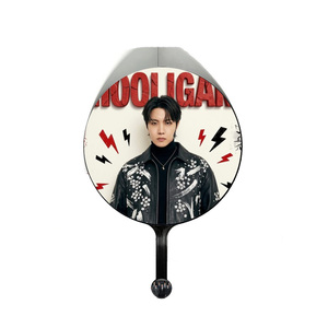 Abanico Redondo de Doble Cara con Diseño de Ídolos de Kpop, Abanico de Mano para Conciertos, Regalo para Fans de JUNGKOOK, J-HOPE, <span class=keywords><strong>SUGA</strong></span>, RM, JIN, JIMIN - Product Image 4