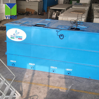 Station d'épuration des eaux usées par technologie biologique MBBR MBR, fonctionnement automatique pour les eaux usées domestiques et industrielles