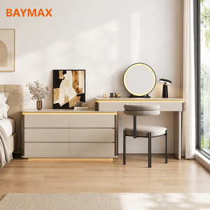 <span class=keywords><strong>Commode</strong></span> de maquillage de luxe en contreplaqué <span class=keywords><strong>laqué</strong></span>, meuble de dressing - Product Image 1
