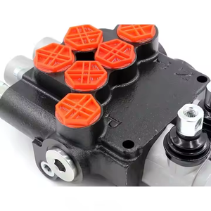 Válvula hidráulica direccional monobloque manual de 2 carretes personalizable de 2 carretes para maquinaria de construcción válvula direccional - Product Image 6