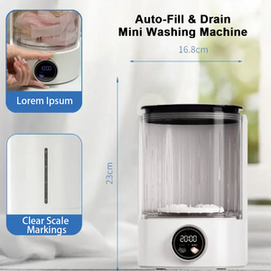 <span class=keywords><strong>Lavadora</strong></span> Portátil <span class=keywords><strong>Pequeña</strong></span> para el Hogar, Mini <span class=keywords><strong>Lavadora</strong></span> Inteligente con Pulsador para Ropa Interior - Product Image 3