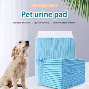 Vente en gros de coussinets absorbants jetables pour animaux de compagnie, ultra doux, grand format, emballage personnalisé, matériau en fibres durables, coussinets imperméables pour chiots - Product Image 1