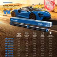 Film Keramik NANO IRR99% Kualitas USA GARANSI 12 TAHUN UVr100% Ultra HD TANPA KABUT 5G Film TINTA Kaca Mobil Film Kaca Solar