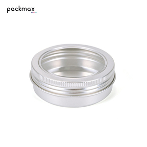 68*25mm 60ml Food Grade Round Aluminum Tin for Flower <b>Tea</b> - Small Empty <b>Tea</b> Can Gift <b>Box</b> Packaging Wholesale - Product Image 1
