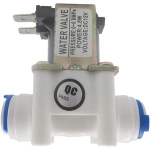 Vanne solénoïde GENEDEY 1/4 po DC 12V normalement fermée pour interrupteur de débit d'eau, pièces de distributeur d'eau - Product Image 1