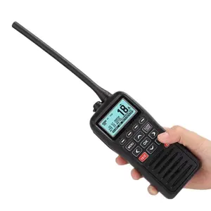 IPX7 tahan air amatir VHF Radio laut portabel 2-arah Transceiver Radio dengan GPS DSC Radio perahu RS-38M produsen mengambang