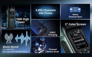 New Baofeng Dm32 Uv Dm-32uv Walkie Talkie Dmr Gps 10w <strong>Programming</strong> Multi Band Wireless Frequency Type-<strong>c</strong> Uv32 Ham <strong>2</strong> Way Radio - Product Image 3