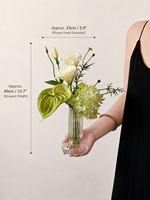 Bouquet artificiel pour mariée et demoiselle d'honneur, arrangement floral pour mariage, centre de table, décoration de table en fausses fleurs