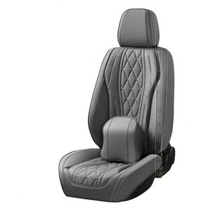 CD High Quality <b>Leather</b> <b>Car</b> <b>Seat</b> <b>Cover</b> Set Waterproof Stylish Luxury Design Heating Universal Standard Universal Size Lovely - Product Image 5