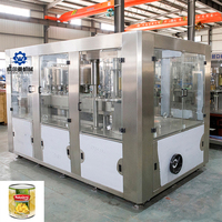 Machines automatiques de scellage de ligne de Production de mise en conserve de fruits pour le remplissage et le scellage des boîtes de conserve