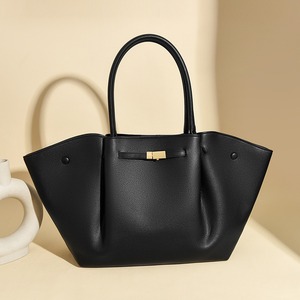 Large Capacity Lychee Pattern Tote Bag Dumpling Shape Water Resistant Everyday Use Women's Handbag - Product Image 1