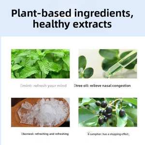 เครื่องพ่นจมูกสมุนไพรธรรมชาติของ<span class=keywords><strong>ไทย</strong></span>น้ำมันสะระแหน่และต้นชาเพื่อบรรเทาอาการไซนัส | การเดินทาง/ขับรถ/ชุดทำงาน6ชิ้น - Product Image 4