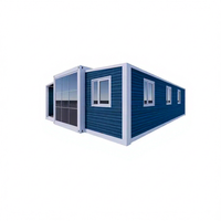 Maison préfabriquée modulaire extensible 2, 3, 4, 5 chambres, unité d'habitation détachable, maison portable pour bureau mobile