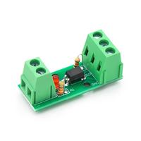 Módulo de aislamiento de optoacoplador de 1 canal PC817 EL817 3V-5V 12V 24V Aislador fotoeléctrico Soporte de riel Placa de motor de accionamiento PLC