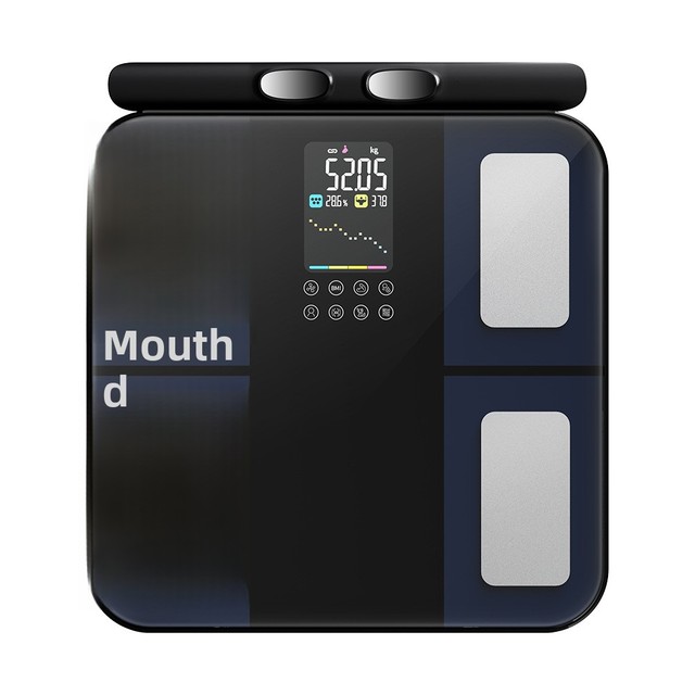 Professional Eight-Electrode Body Fat Scale APP for Battery-Powered Fitness Weighing Scale for Body Fat Water