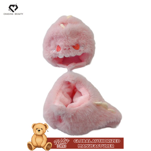 Teddy ISLAND, autorisation mondiale, costume à capuche de monstre rose, peluche, jouet, poupée personnalisée, échantillon d'impression - Product Image 2