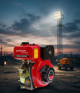 Generador Diésel Kipor de 3kw 12v con Arranque Eléctrico, Refrigerado por Aire, Silencioso, de Marco Abierto, Móvil, para Uso Industrial - Product Image 2