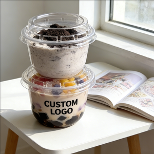 Vasos de Plástico PP de 500 ml para Batidos, Vasos Desechables para Postres - Product Image 5