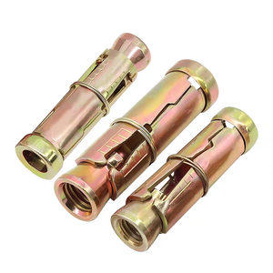 10 pièces jaune passivé 3 pièces 4 pièces boucliers fixer l'expansion boulon d'ancrage boulon fixe 20mm pour brique de bloc de béton - Product Image 6