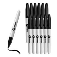 Stylo promotionnel permanent à pointe fine 1 mm avec logo personnalisé pour hôtel, publicité, école, bureau