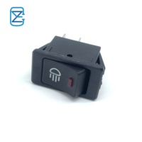 Interrupteur à bascule industriel SPDT 4 broches 35A 12VDC bleu pour feux de brouillard de voiture, étanche, marche/arrêt, 4 positions, en ABS, pour camion et bateau