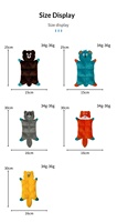 Jouet en peluche réaliste pour animaux de compagnie, durable, non rembourré, avec son, en gros, provenant de Chine, cadeau personnel, fourni directement par l'usine