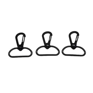 Móc Nhựa 20Mm-30 Mm Kích Thước Rộng Hooks Dây Buộc Phụ Kiện Đen Móc Chó Khóa Tôm Hùm Clasp Móc Chìa Khóa