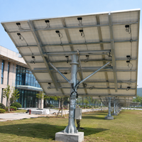 Structure de montage au sol pour panneaux solaires en aluminium, avec ballast, pour toits plats et fondations en béton