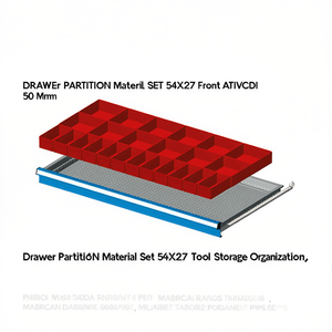 Fami Drawer Partition Material Set 54X27 Front Height 50 Mm For Tool Storage Organization - Product Image 3