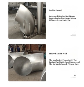 Coudes sans soudure à <span class=keywords><strong>rayon</strong></span> long de qualité industrielle, forgés, haute résistance, durables, 45, 90, 180 degrés, pour applications de pipeline (ODM/OEM) - Product Image 5