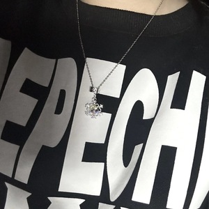 Conjunto de Collar con Colgante de Estrella de Diamantes Completos de Plata de Ley S925 con Pendientes, Cadena Brillante para Clavícula, Joyería Fina de Lujo para Mujer - Product Image 4