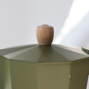 Cafetière à espresso italienne, percolateur en métal, couvercle pour camping, cafetière italienne manuelle - Product Image 3